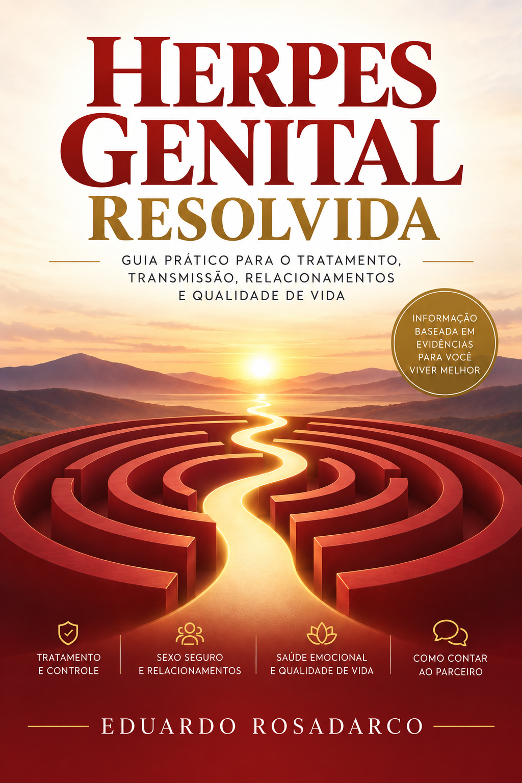 Capa final de Herpes Genital Resolvida por Eduardo Rosadarco